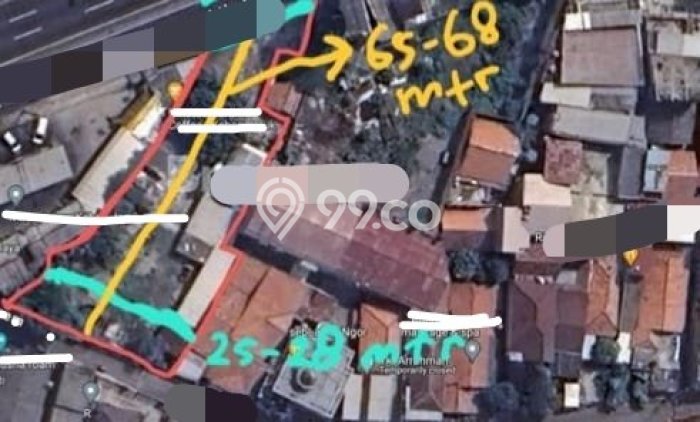 Tanah Kavling untuk Dijual di Kebon Jeruk Jakarta Barat 1218m2 Tanah Kavling untuk Dijual di Kebon Jeruk Jakarta Barat 1218m2
