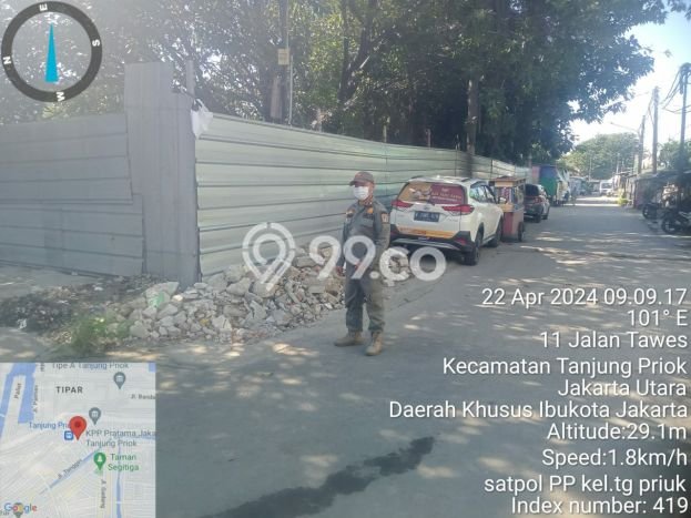 Lahan Kosong Dijual di Jakarta Utara dengan Area 1100m2 Lahan Kosong Dijual di Jakarta Utara dengan Area 1100m2