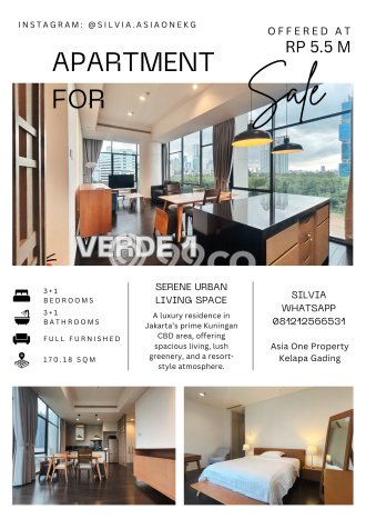 Untuk Dijual Apartemen Mewah 3 Bedroom di Jakarta Selatan Dekat ke Fasilitas Umum Untuk Dijual Apartemen Mewah 3 Bedroom di Jakarta Selatan Dekat ke Fasilitas Umum