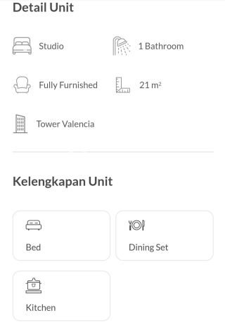 Hunian Apartemen Budget Friendly di Tangerang dengan 0 Kamar Tidur, 1 Kamar Mandi Hunian Apartemen Budget Friendly di Tangerang dengan 0 Kamar Tidur, 1 Kamar Mandi