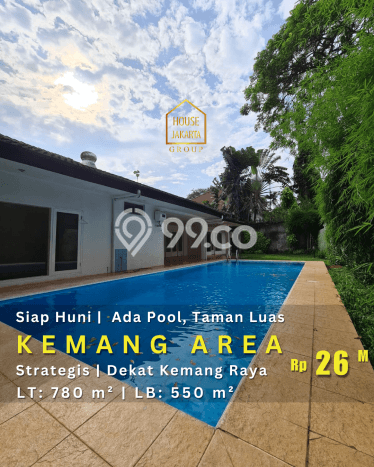 Rumah di Kawasan Kemang, Area Elite 4 KT Rumah di Kawasan Kemang, Area Elite 4 KT