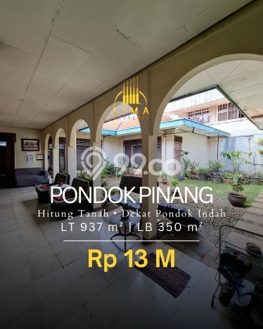 Tanah Kavling Dijual di Jakarta Selatan dengan Spesifikasi 937m2 Tanah Kavling Dijual di Jakarta Selatan dengan Spesifikasi 937m2