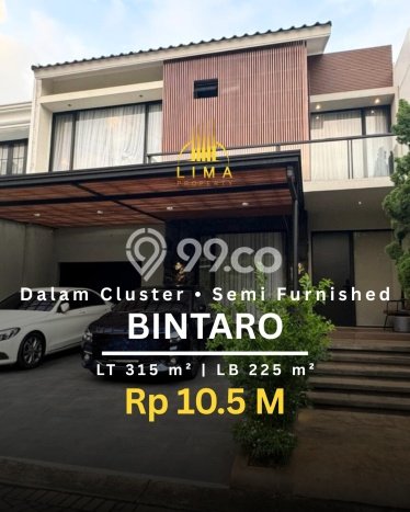 Rumah Elit Modern Tanpa Renovasi di Bintaro Tangerang Selatan Rumah Elit Modern Tanpa Renovasi di Bintaro Tangerang Selatan