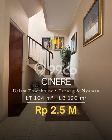 Jual Rumah Strategis Bagus Punya 3 KT di Cinere Depok SHM Jual Rumah Strategis Bagus Punya 3 KT di Cinere Depok SHM