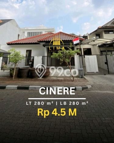 Siap Huni Rumah Mewah 3 Kamar di Cinere Dekat ke Mana Pun Siap Huni Rumah Mewah 3 Kamar di Cinere Dekat ke Mana Pun