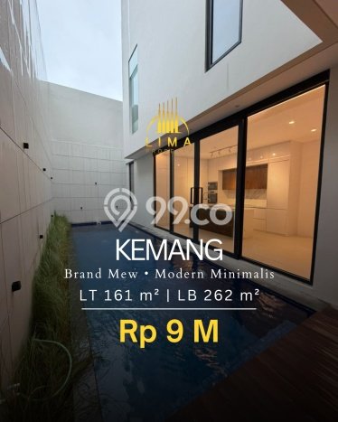 For Sale! Premium House LT 161m2 Desain Elegan di Kemang For Sale! Premium House LT 161m2 Desain Elegan di Kemang