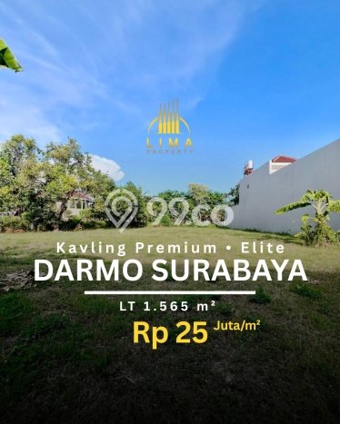 Untuk Dijual Tanah 1565m2 di Raya Darmo, Surabaya Untuk Dijual Tanah 1565m2 di Raya Darmo, Surabaya