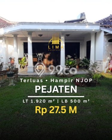 Tanah Dijual di Jakarta Selatan Seluas 1920m2 Strategis Tanah Dijual di Jakarta Selatan Seluas 1920m2 Strategis