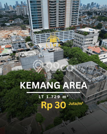 Kavling Tanah untuk Dijual di Kemang, Jakarta Selatan, Luas 1729m2 Kavling Tanah untuk Dijual di Kemang, Jakarta Selatan, Luas 1729m2