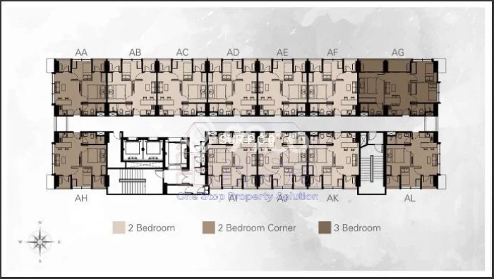 Apartemen Strategis Kawasan , 2 KT, Luas 45m2m² Apartemen Strategis Kawasan , 2 KT, Luas 45m2m²