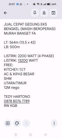 Komersial Dijual di Matraman Jakarta Timur dengan Luas Bangunan 500m2 Komersial Dijual di Matraman Jakarta Timur dengan Luas Bangunan 500m2