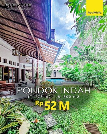For Sale! Premium House LT 778m2 Desain Modern di Pondok Indah For Sale! Premium House LT 778m2 Desain Modern di Pondok Indah