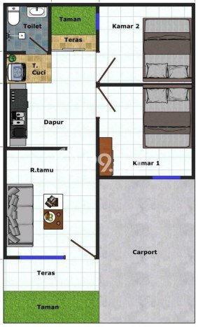 Dijual Rumah Murah di Cilodong Depok Harga Rp 350 Juta LT 42m2 Dijual Rumah Murah di Cilodong Depok Harga Rp 350 Juta LT 42m2