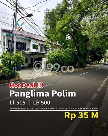 Ready to Use! Premium House LT 515m2 Desain Modern di Panglima Polim Ready to Use! Premium House LT 515m2 Desain Modern di Panglima Polim