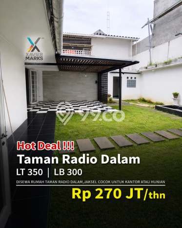 Lokasi terbaik! Rumah siap huni dikontrakkan di Kebayoran Baru LB 300m2 Lokasi terbaik! Rumah siap huni dikontrakkan di Kebayoran Baru LB 300m2