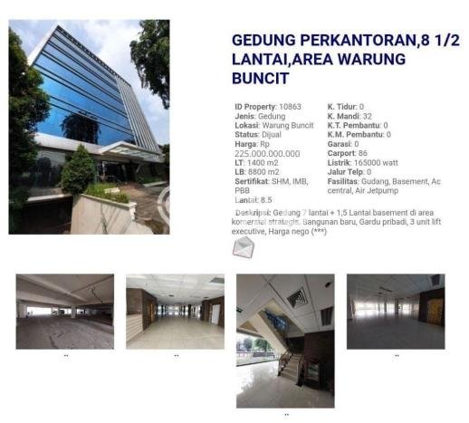 Disewakan Kantor di Kawasan Ramai Warung Buncit Luas 8800m2 Disewakan Kantor di Kawasan Ramai Warung Buncit Luas 8800m2