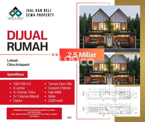 Jual Rumah Murah Meriah Antapani Punya 5 KT & LT 100m2 Jual Rumah Murah Meriah Antapani Punya 5 KT & LT 100m2