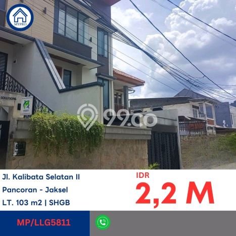 Rumah Siap Disurvey di , Jakarta Selatan, LT 103m2m² LB 100m2m² Rumah Siap Disurvey di , Jakarta Selatan, LT 103m2m² LB 100m2m²