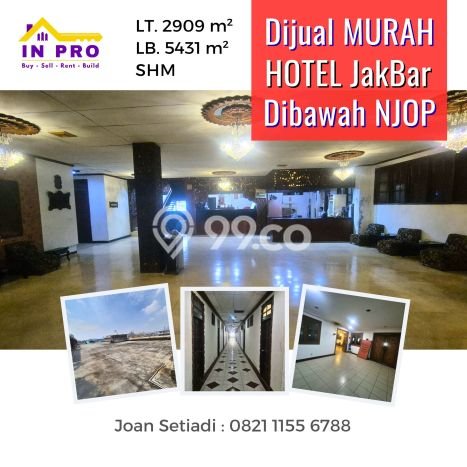 Hotel Lokasi Premium Kawasan , Luas 5341m2m², Jalan Raya Hotel Lokasi Premium Kawasan , Luas 5341m2m², Jalan Raya
