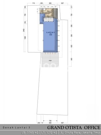 LOKASI STRATEGIS! Kantor di Jatinegara, Luas 3060m2m², Area Komersial LOKASI STRATEGIS! Kantor di Jatinegara, Luas 3060m2m², Area Komersial