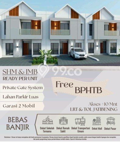 Dijual Rumah Modern 3 KT di Cikunir, Bekasi Dijual Rumah Modern 3 KT di Cikunir, Bekasi