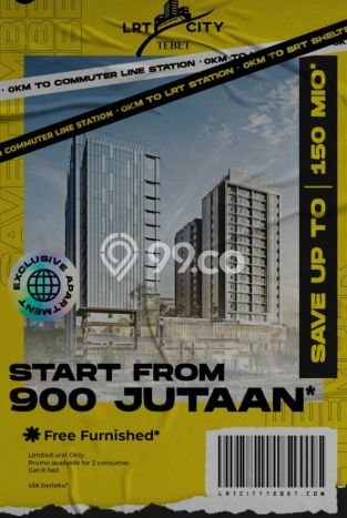 Untuk Dijual Apartemen di Tebet, Jakarta Selatan Punya 1 Kamar Tidur Untuk Dijual Apartemen di Tebet, Jakarta Selatan Punya 1 Kamar Tidur