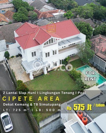 Hunian Modern Disewakan di Cipete Jakarta Selatan 4 KT & 4 KM Hunian Modern Disewakan di Cipete Jakarta Selatan 4 KT & 4 KM