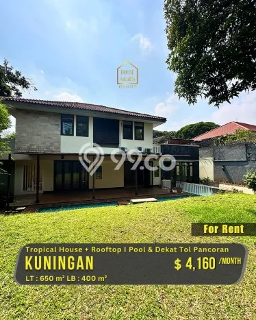 Rumah Bagus Disewakan di Kuningan, Jakarta Selatan LT 650m2, LB 400m2 Rumah Bagus Disewakan di Kuningan, Jakarta Selatan LT 650m2, LB 400m2