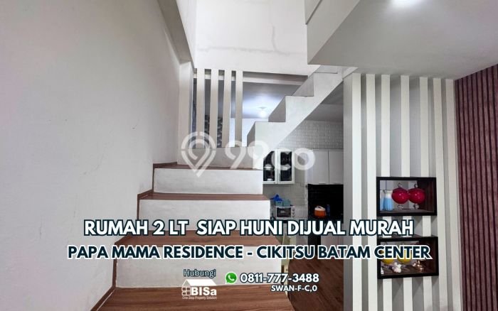 Rumah di Kawasan Batam Centre, Area Premium LT 90m² Rumah di Kawasan Batam Centre, Area Premium LT 90m²