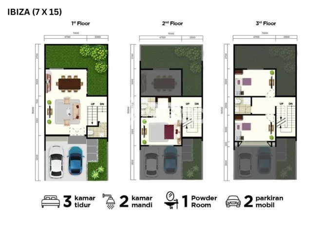 Rumah Minimalis 3 KT di Batam Centre Batam Semi Furnished Rumah Minimalis 3 KT di Batam Centre Batam Semi Furnished