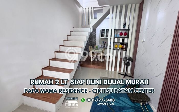 Rumah di Kawasan Batam Centre, Area Premium LT 90m² Rumah di Kawasan Batam Centre, Area Premium LT 90m²