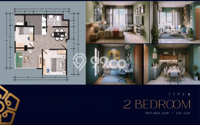 Dijual Apartemen 1 KT 1 KM di Lubuk Baja Dijual Apartemen 1 KT 1 KM di Lubuk Baja