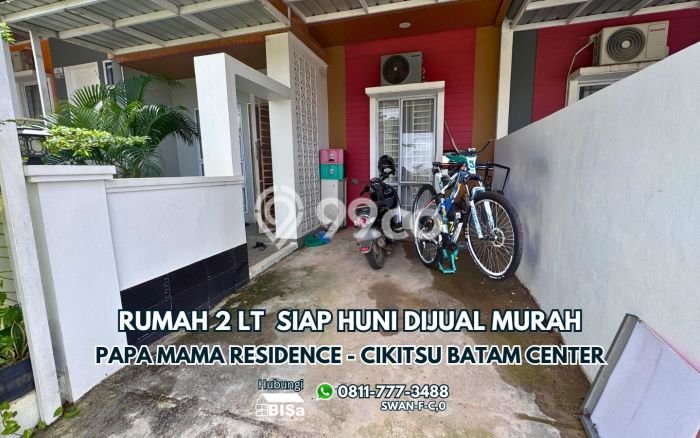 Rumah di Kawasan Batam Centre, Area Premium LT 90m² Rumah di Kawasan Batam Centre, Area Premium LT 90m²