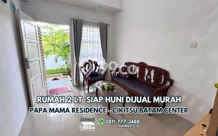 Rumah di Kawasan Batam Centre, Area Premium LT 90m² Rumah di Kawasan Batam Centre, Area Premium LT 90m²