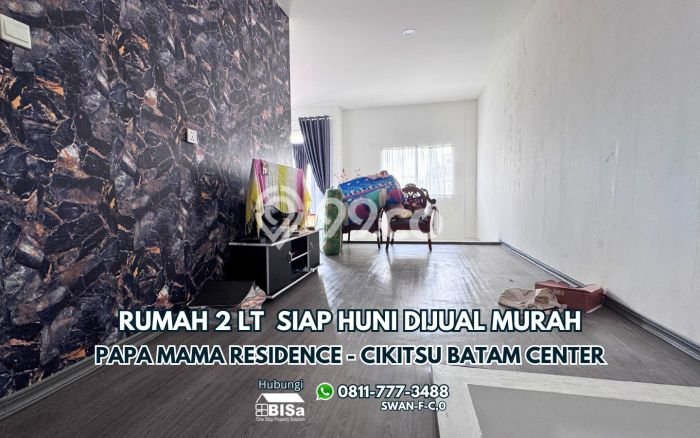 Rumah di Kawasan Batam Centre, Area Premium LT 90m² Rumah di Kawasan Batam Centre, Area Premium LT 90m²