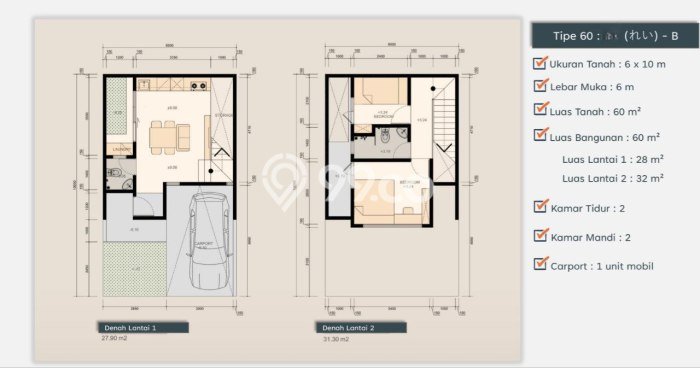 Rumah Minimalis 2 KT di Jatiwarna Bekasi Semi Furnished Rumah Minimalis 2 KT di Jatiwarna Bekasi Semi Furnished