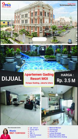 Apartemen High-End Dijual di Kelapa Gading Luas 210m2 Apartemen High-End Dijual di Kelapa Gading Luas 210m2