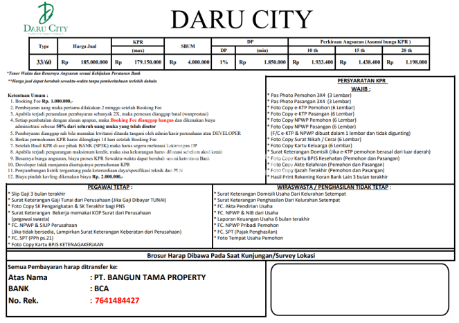 Rumah Budget Favorit Siap Huni di Tangerang LT 60m2 Rumah Budget Favorit Siap Huni di Tangerang LT 60m2
