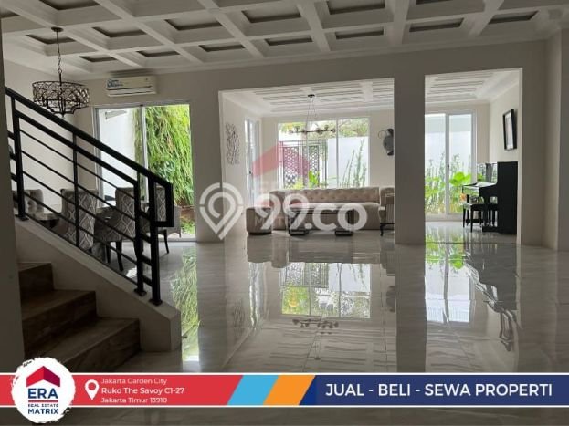For Sale! Luxury House LT 240m2 Desain Elegan di Jakarta Garden City For Sale! Luxury House LT 240m2 Desain Elegan di Jakarta Garden City