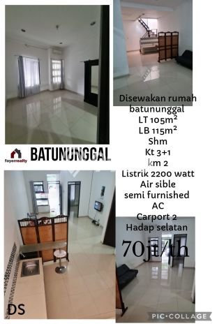 Lokasi strategis! Rumah siap huni dikontrakkan di Batununggal LB 115m2 Lokasi strategis! Rumah siap huni dikontrakkan di Batununggal LB 115m2