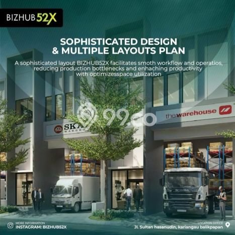 Dijual Gudang Premium di Balikpapan Utara, Luas 234m2m², Mainroad, Kawasan Komersial Dijual Gudang Premium di Balikpapan Utara, Luas 234m2m², Mainroad, Kawasan Komersial