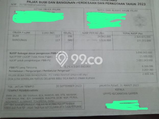 DIJUAL CEPAT! Rumah Nyaman area Roxy, Jakarta Pusat, LT 117m² LB 117m² BISA KPR! DIJUAL CEPAT! Rumah Nyaman area Roxy, Jakarta Pusat, LT 117m² LB 117m² BISA KPR!