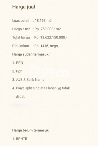 Jarang Ada! Tanah di Samarinda Seberang Punya Luas 18163m2 - Jarang Ada! Tanah di Samarinda Seberang Punya Luas 18163m2 -