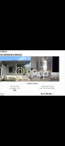 Disewakan Rumah Murah di Pondok Ungu Bekasi dengan 2 Kamar Tidur Disewakan Rumah Murah di Pondok Ungu Bekasi dengan 2 Kamar Tidur