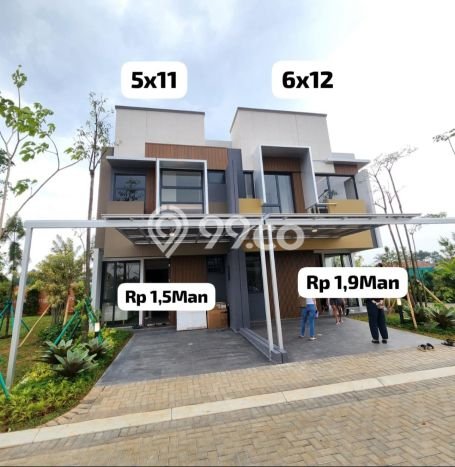 Rumah Modern Minimalis 3 KT Bisa Langsung Pindah di BSD Rumah Modern Minimalis 3 KT Bisa Langsung Pindah di BSD