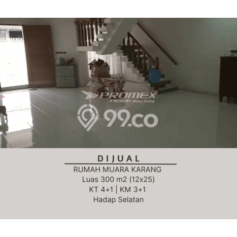 Rumah Mewah LB 350m2 Siap Huni Desain Elegan di Muara Karang, Jakarta Utara Rumah Mewah LB 350m2 Siap Huni Desain Elegan di Muara Karang, Jakarta Utara