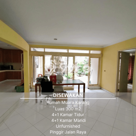 Jarang Ada! Rumah Sewa 4 Kamar Bagus Siap Huni Muara Karang Jarang Ada! Rumah Sewa 4 Kamar Bagus Siap Huni Muara Karang