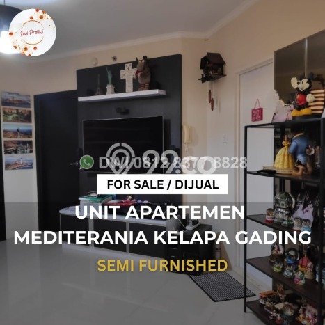 Dijual Apartemen 2 KT 1 KM di Kelapa Gading Dijual Apartemen 2 KT 1 KM di Kelapa Gading