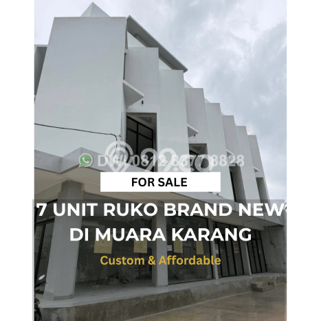 Unit Ruko Dijual di Jakarta Utara LT 68m2 & LB 150m2 Unit Ruko Dijual di Jakarta Utara LT 68m2 & LB 150m2