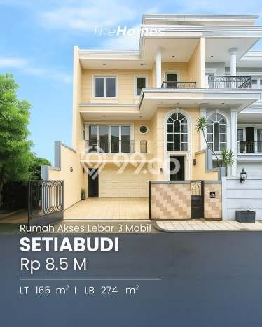 Rumah Mewah LB 274m2 Siap Huni Desain Elegan di Setiabudi, Jakarta Selatan Rumah Mewah LB 274m2 Siap Huni Desain Elegan di Setiabudi, Jakarta Selatan